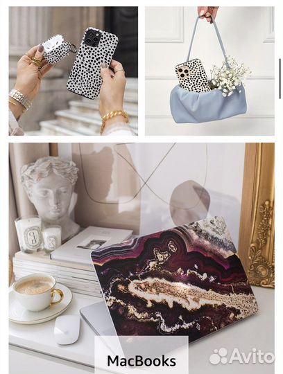 Burga чехлы на телефон, ноутбук macbook и airpods