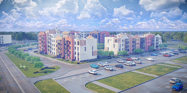 1-к. квартира, 46,8 м², 3/5 эт.