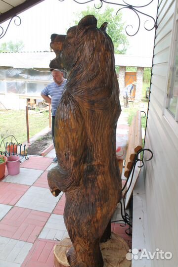 Деревянный мишка
