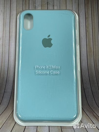 Чехол накладка iPhone XS Max Бирюзовый