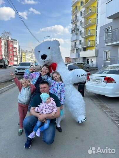 Аниматоры пупсики,Мишка на д.рождения,выписку