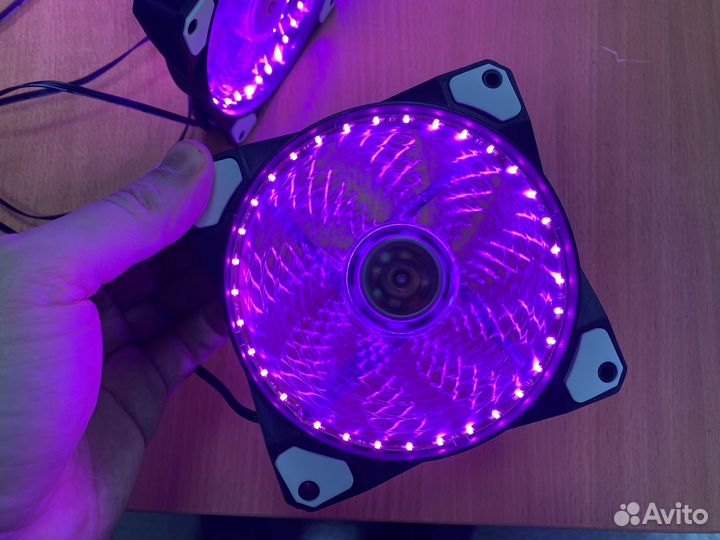 Вентиляторы для пк 120mm с подсветкой purple