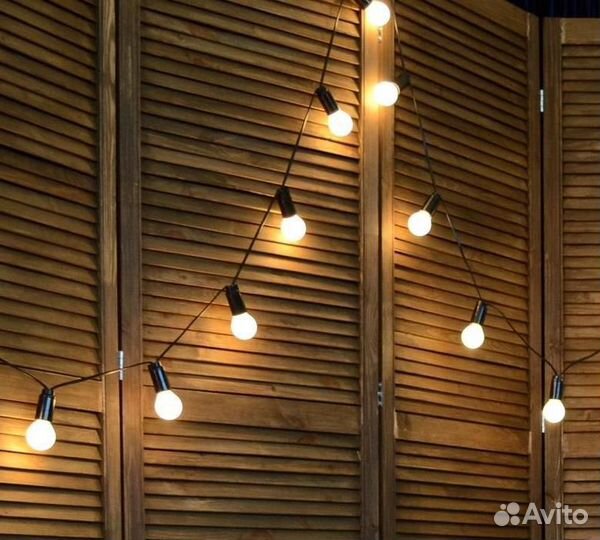 Гирлянда ретро и уличная