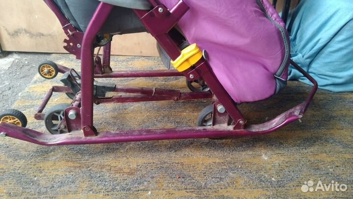 Детские санки коляска бу