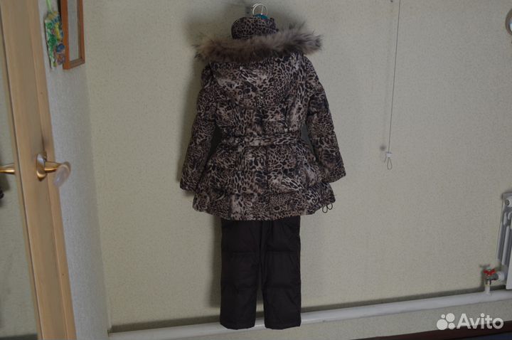 Леопардовый зимний комплект 