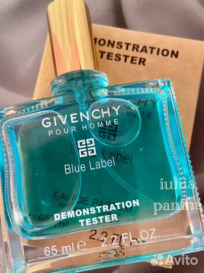 Оригинал Тестер Givenchy Blue Label Homme