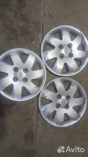 Колпаки Hyundai 14 дюймов 4 отверстия 3 шт