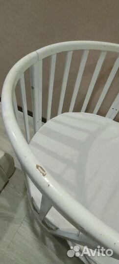 Детская кроватка трансформер с маятником