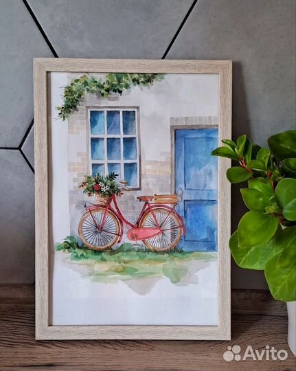 Картина акварель