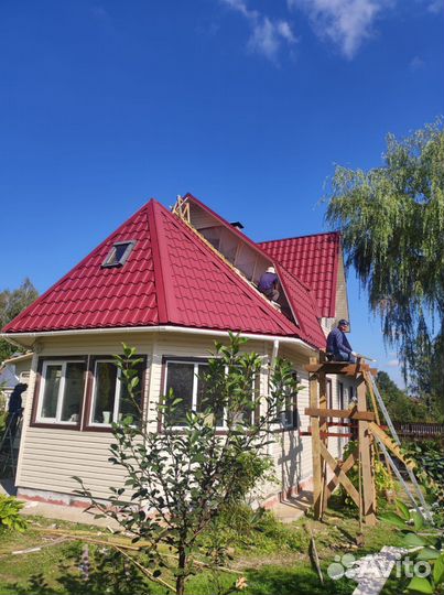 Строительство домов бань и ремонт под ключ