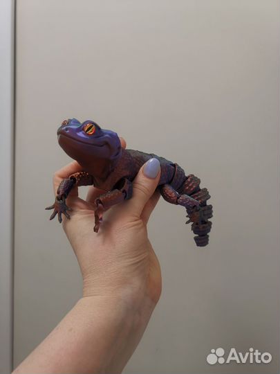 Игрушка ящерица (гекон) 3D