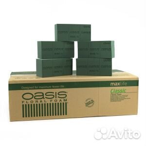 Оазис флористическая губка, кирпич