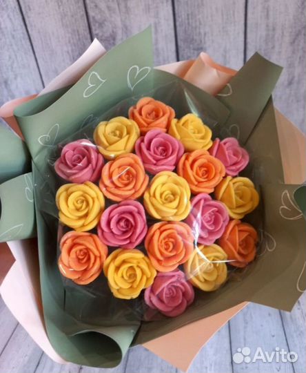 Роза из шоколада,шоколадные цветы,букеты