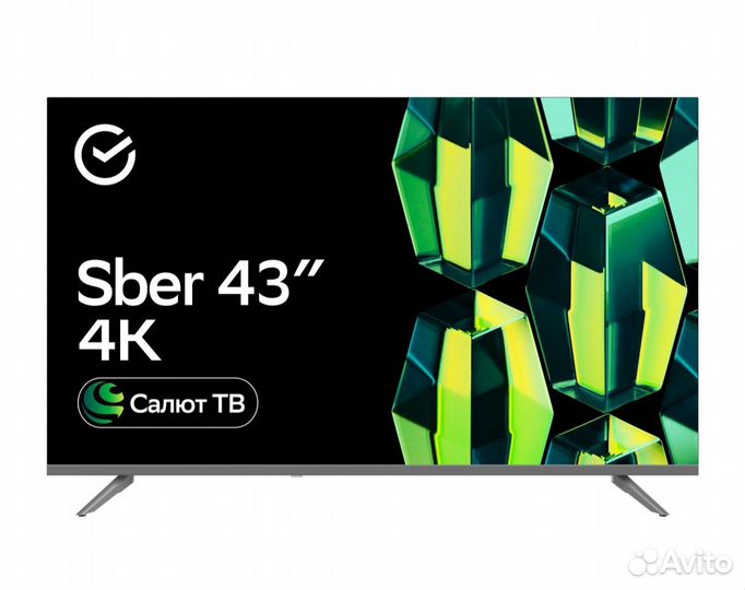 Телевизор Sber SDX-43U4014 2GB 4К Серый