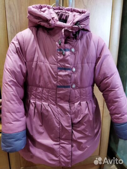 Пуховик для девочки 4-5лет