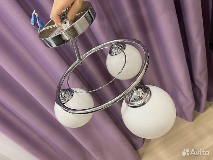 Люстра потолочная бу