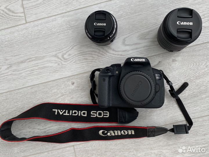 Зеркальный фотоаппарат canon 700d