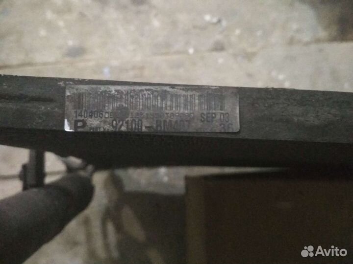 Радиатор кондиционера Nissan primera p12