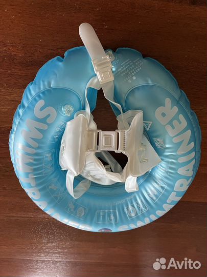 Круг для плавания swimtrainer 0-4 голубой