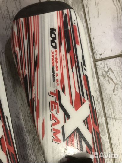 Детские Горные лыжи 100 см, Палки 90 см