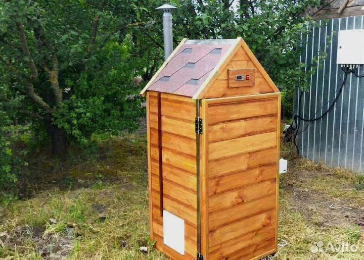 Коптильня с вентилятором сушки