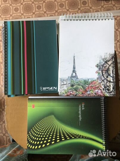 Блокноты, книга учета