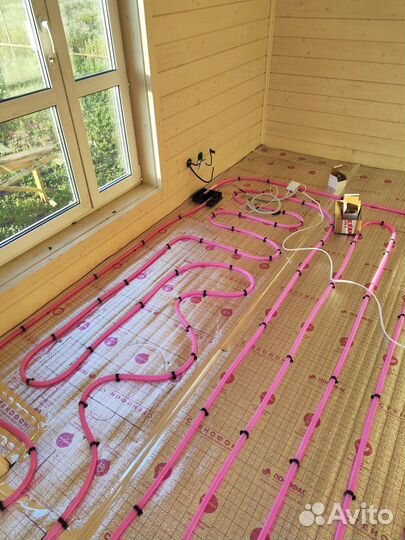 Монтаж теплого пола