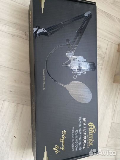 Настольный проводной usb микрофон Ritmix RDM169