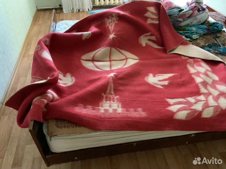 Одеяло шерстяное СССР 210/146