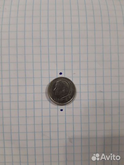 Бельгийская монета перевёртыш