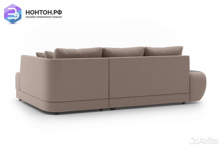 Угловой диван пума Консул бежевый