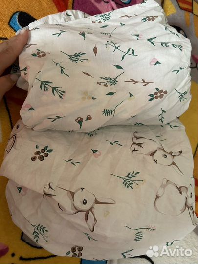 Простынь на резинке 120 60