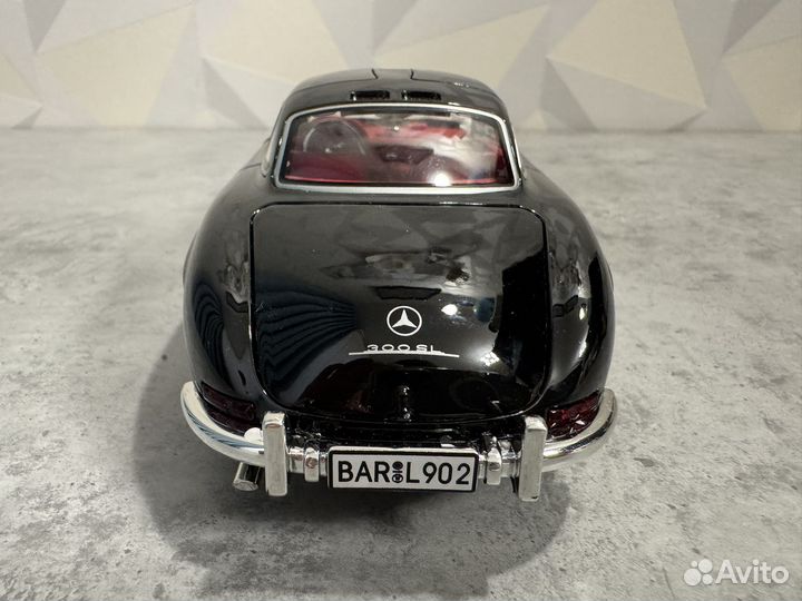 Модель Mercedes-Benz 300SL 1954 металл черный