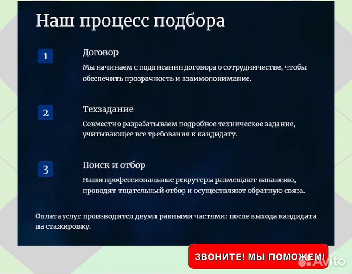Подбор персонала на производство с гарантией