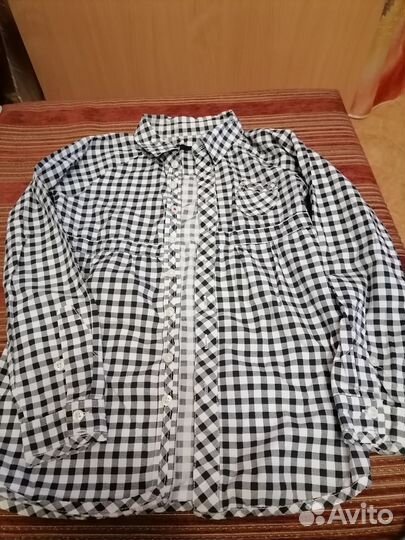 Рубашка в клетку для девочки