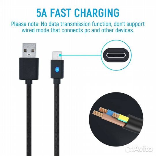 Data кабель USB-Type C для PS 5, Xbox X/S, Switch