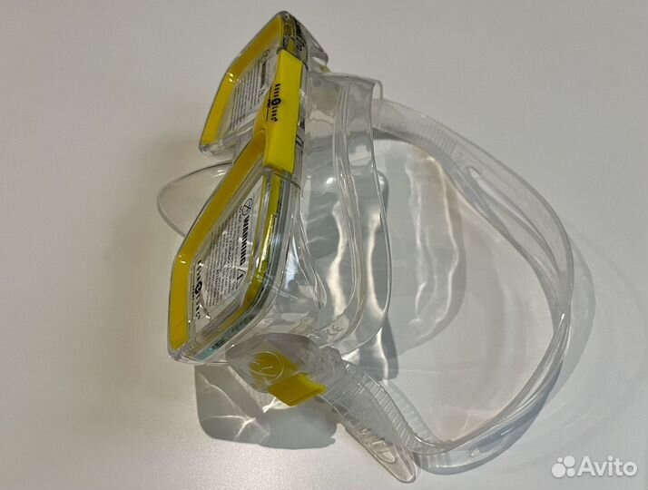 Комплект маска и трубка AquaLung Cozumel Pro жёлты