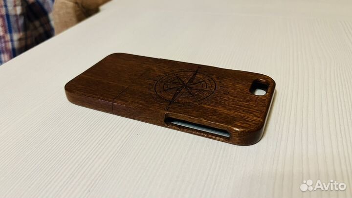Бампер из натурального бамбука на iPhone6/6S
