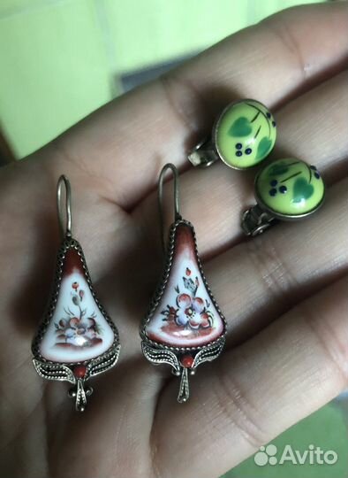 Серьги СССР винтаж