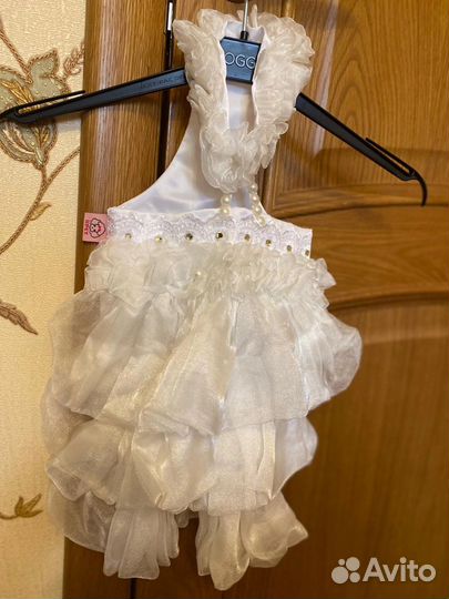 Платье для собачки, от холки 29 см, обхват 40