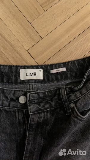 Джинсы lime mom fit