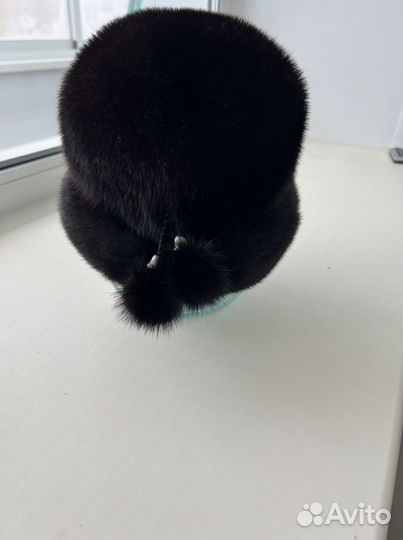 Норковая женская шапка