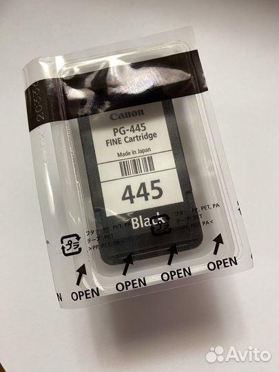 Картриджи для canon 445 черный