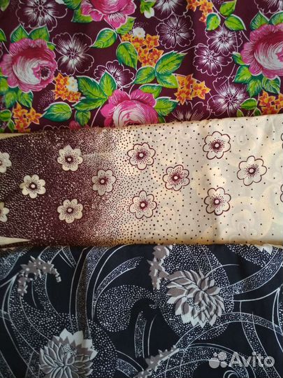 Крепдешин СССР отрез