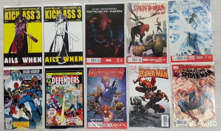 Комиксы Marvel, DC, Image и др. (синглы на англ.)