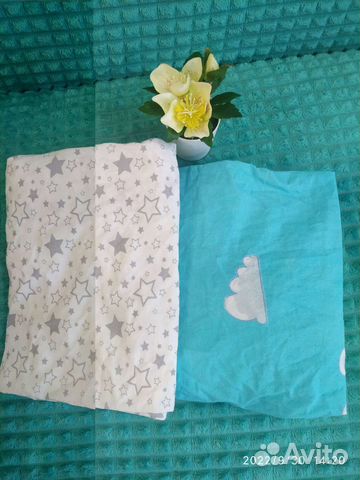 Простынь на резинке 120 60