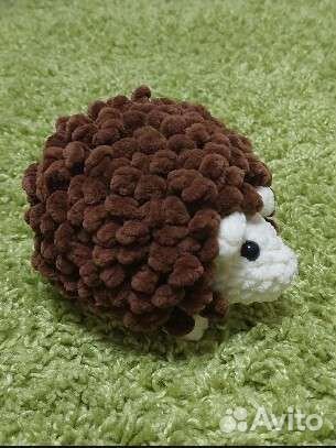 Вязаные динозавры и ёжик