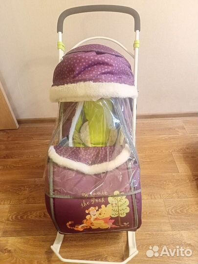 Санки-коляска ника disney baby 2