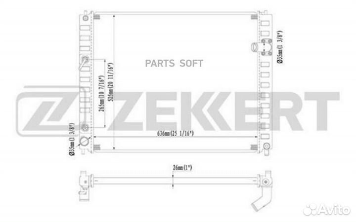 Радиатор охлаждения Инфинити FX (S51) 08