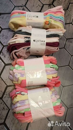 Носки hm новые в наборе 31 32 33 34 35 36 37 38 39